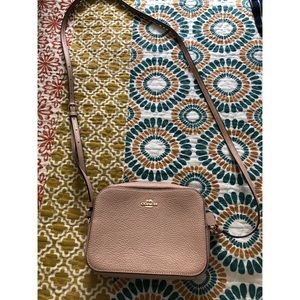 Nude COACH crossbody